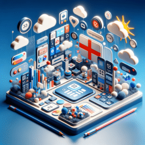 mobile app ui ux 3d designeer england